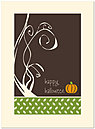 Halloween Pumpkin Card A3058U-Y