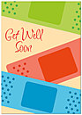 Get Well Bandages Card A3064D-Y