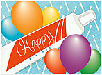 Birthday Cleaning Card D3081U-Y