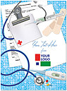 Blue Medical Logo Card D3089U-V