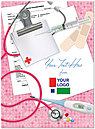Pink Medical Logo Card D3090U-V