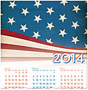 Patriotic Card Calendar C3120U-AAA