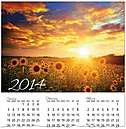 Sunflower Fields Wall Calendar C3122U-AA