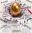 Golden Egg Wall Calendar D3136U-AA