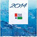 Blue Waters Logo Wall Calendar D3205U-4A