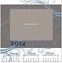 Swirl Photo Wall Calendar D3207U-4A