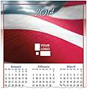 American Flag Logo Wall Calendar D3208U-4A