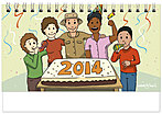 Timely Topics Desk Calendar TT2014