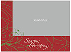 Holiday Dots Horizontal Photo Card D3195U-4B