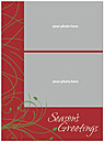 Holiday Dots Vertical Photo Card D3196U-4B