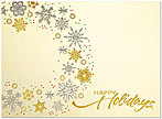 Snowflake Wreath Holiday Card H3144G-4A