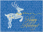 Holiday Reindeer Card H3153S-AAA