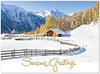 Snowy Bend Holiday Card H3159U-AA