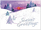Snowy Hills Holiday Card H3165U-AA