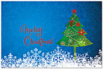 Whimsical Tree Postcard H3189P-B