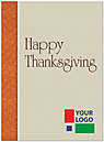 Orange Border Logo Card D3114U-4B