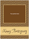 Brown Pattern Photo Card D3116U-4B