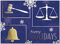 Legal Snowflakes Holiday Card H8216U-AA