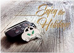 Key Chain Holiday Card H2421D-AA