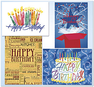 Birthday Assortment | Assortment Packs | Posty Cards, I