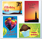 Birthday Postcard Assortment AO902