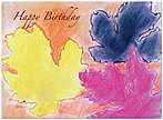 Fall Birthday Greeting Card D1382U-PL1