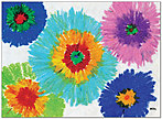 Chalk Flower Birthday Card D1385U-PL1