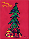 Christmas Tree Card D2157U-PL1