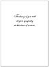 Sympathy Greeting Card 844U-X