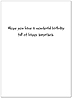 Glitter Gifts Birthday Card A2011G-W