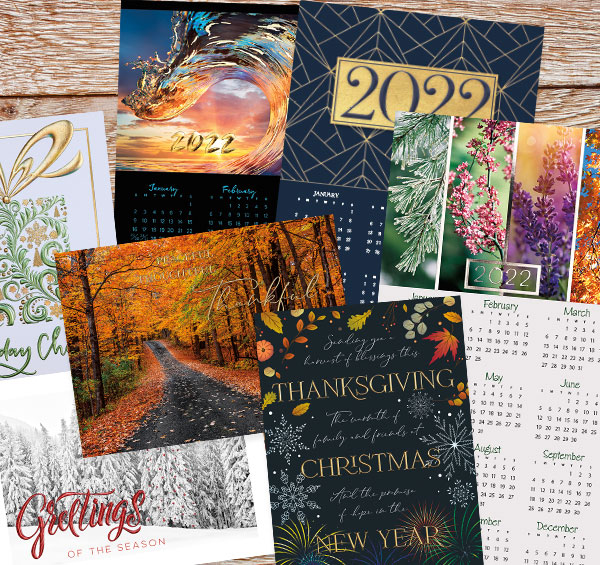 New Holiday Cards and 2022 Calendars
