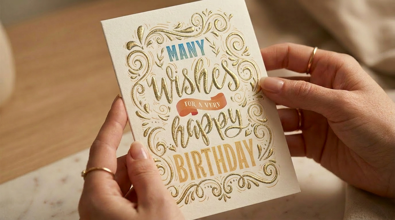 Why premium foil and embossed physical greeting cards make a stronger impression than digital messages