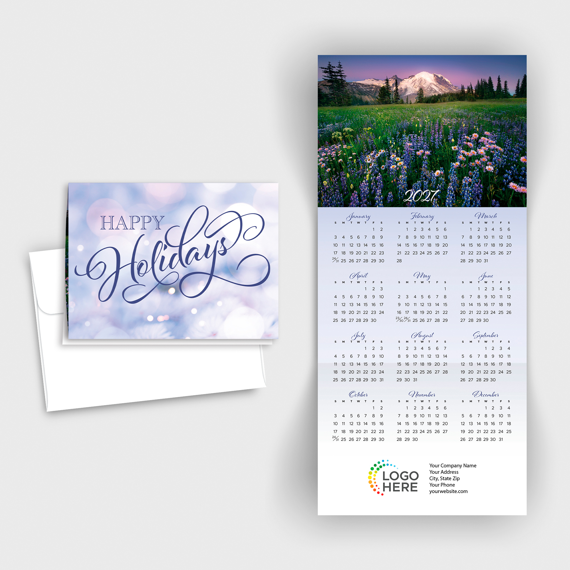 Mountain Premium Calendar Card C3471U-AAA
