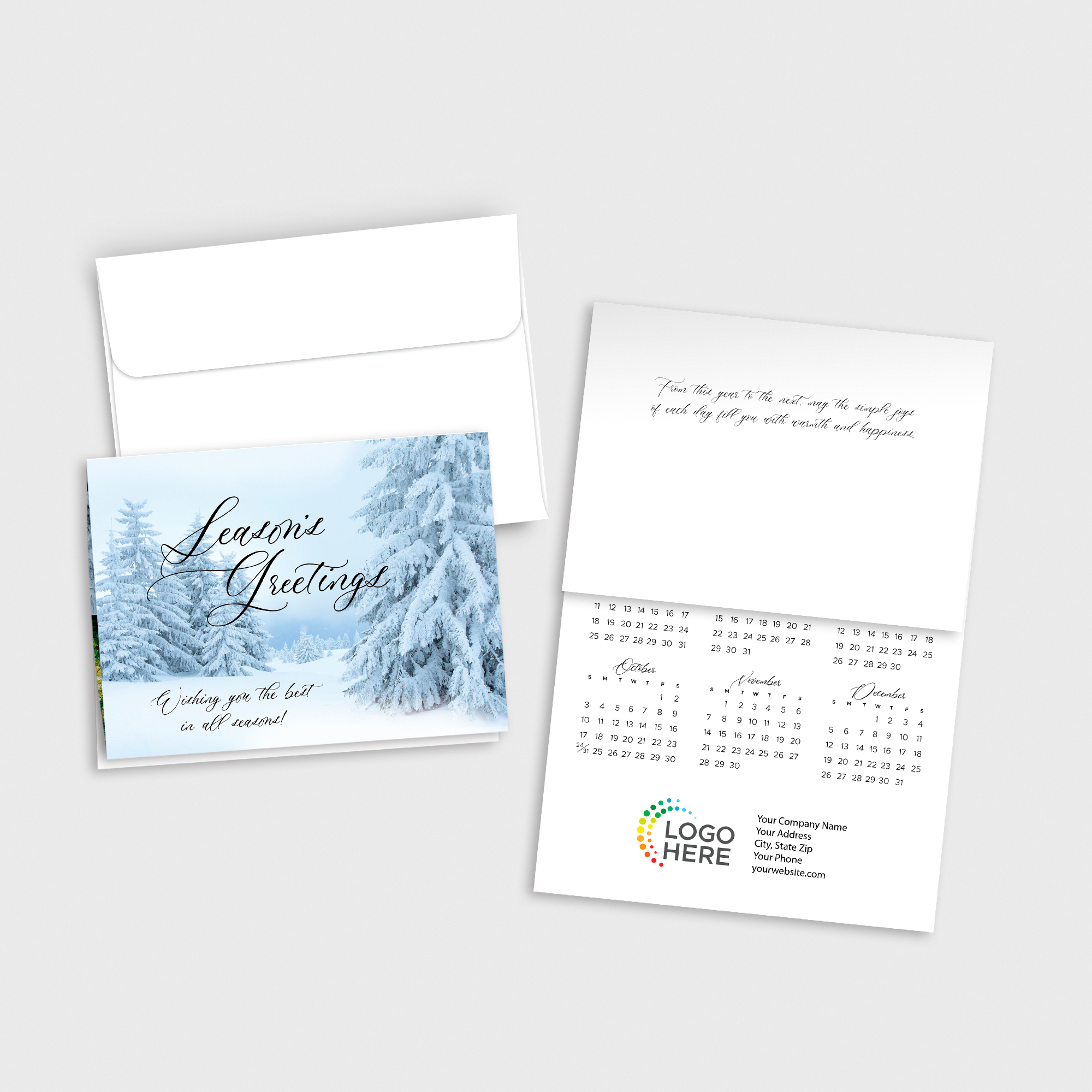 Seasons Premium Calendar Card C3472U-AAA