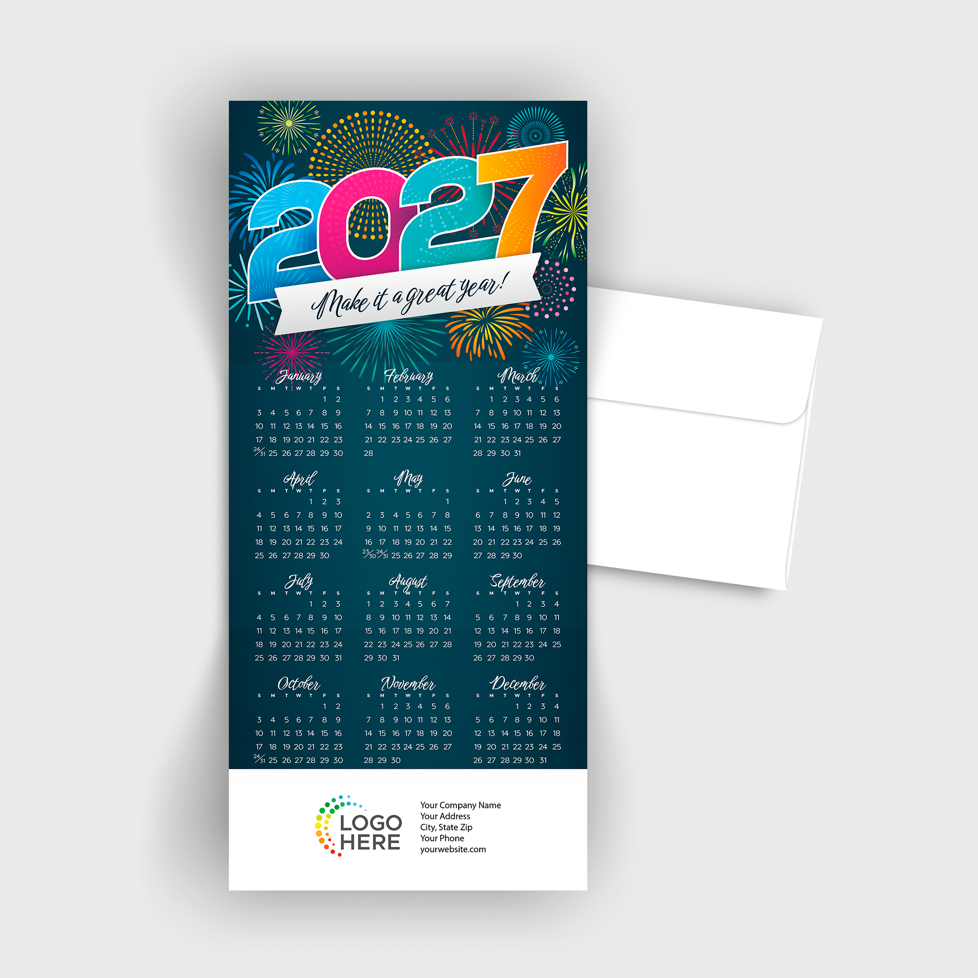 Dazzling Display Calendar Card C3484U-AA