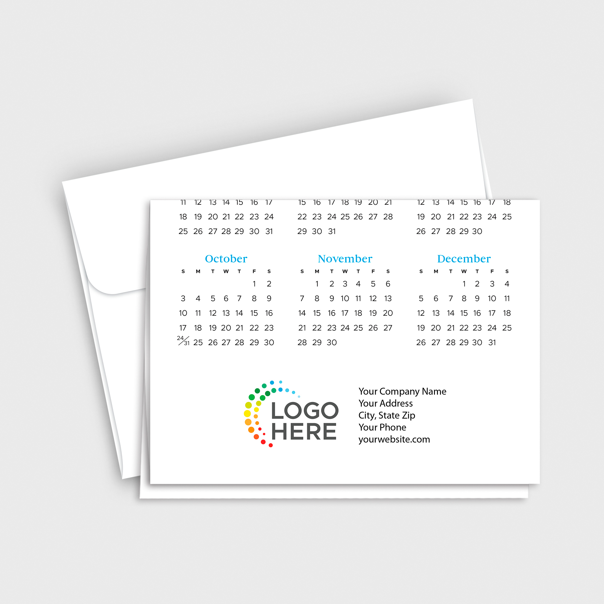 2027 Rise Calendar Card D3485U-AA