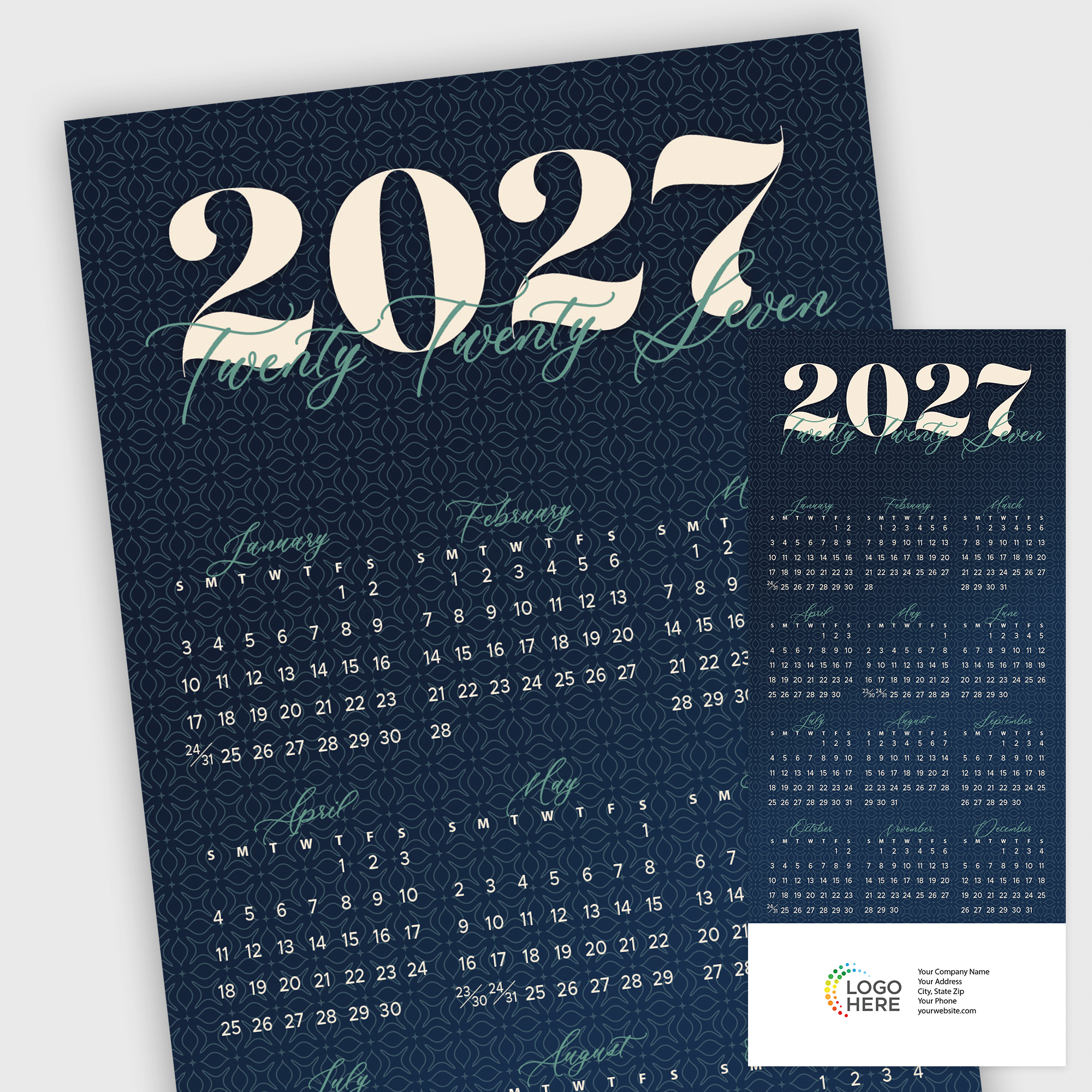 Mini Cal Mini Calendars - Custom Corporate Calendars | Posty Cards