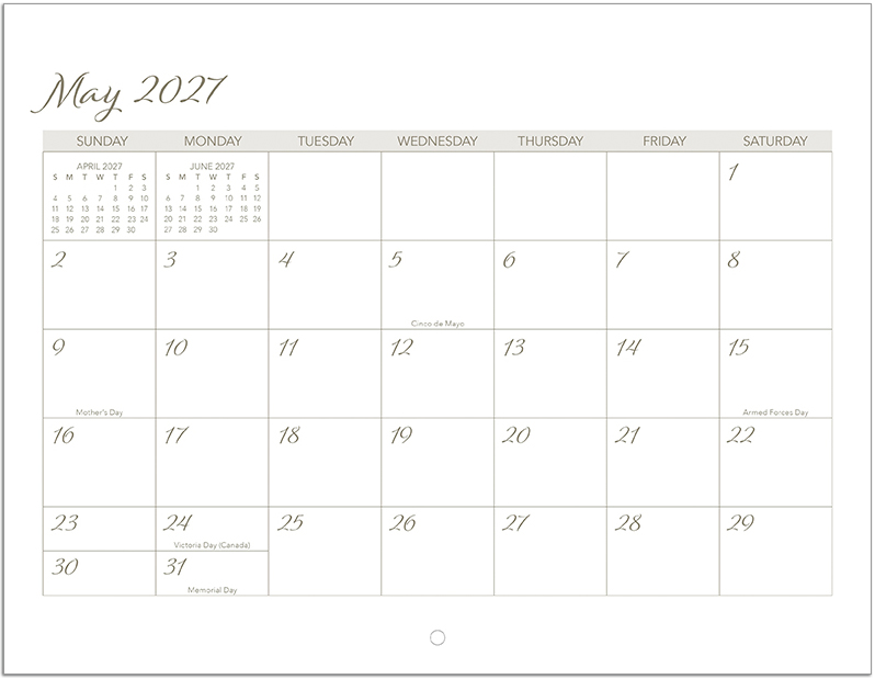 Scenic Seasons Wall Calendar DW27SSP