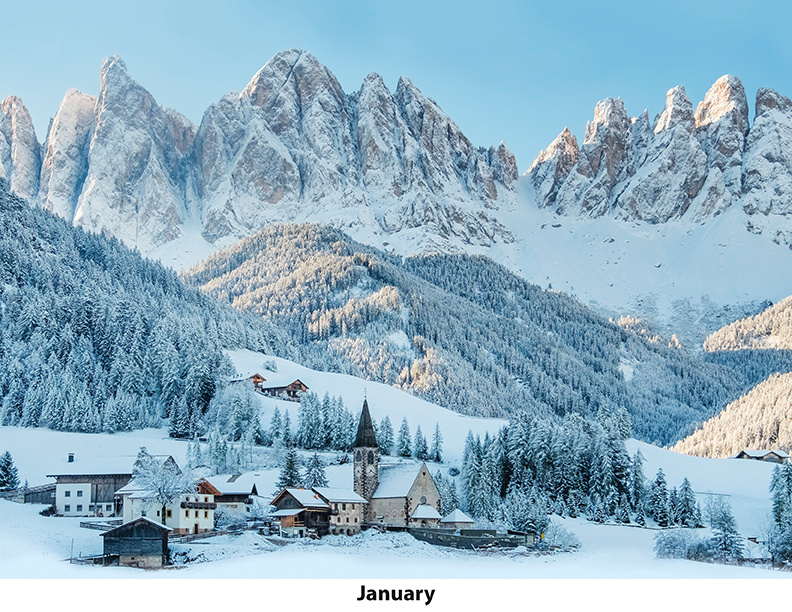 Scenic World Wall Calendar DW27SWM