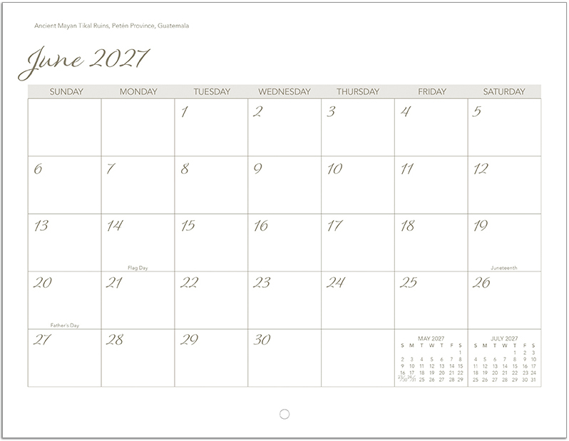 Scenic World Wall Calendar DW27SWM