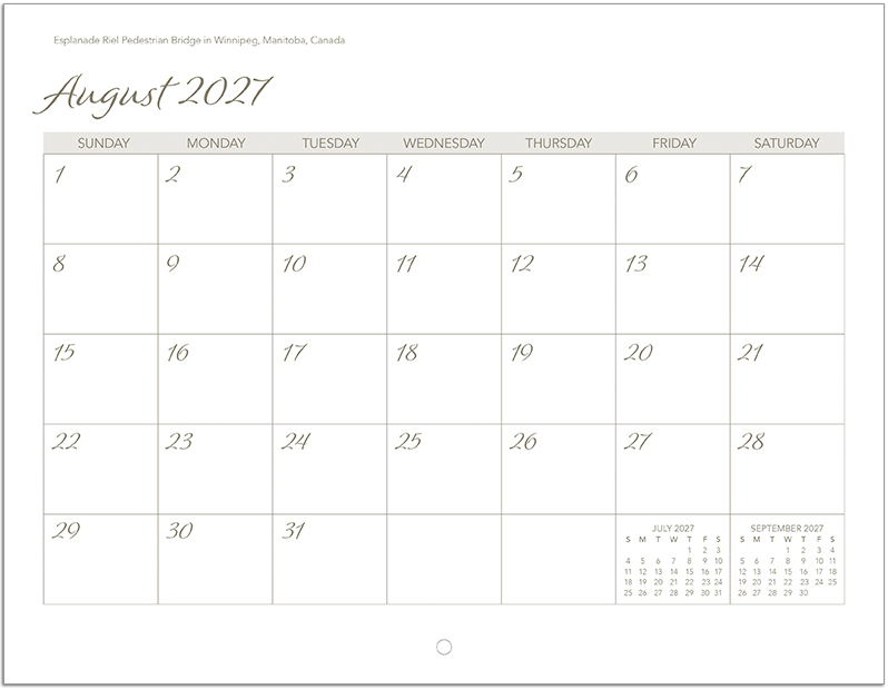 Scenic World Wall Calendar DW27SWM