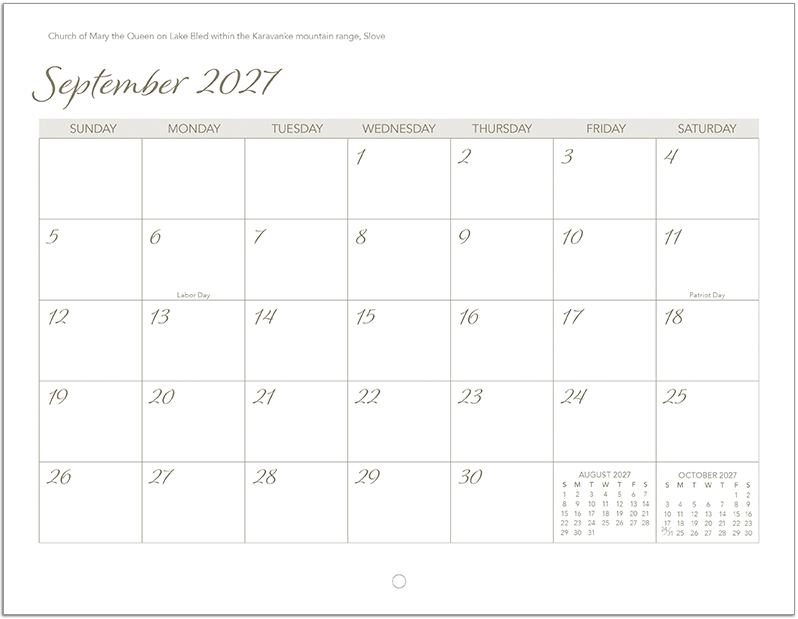 Scenic World Wall Calendar DW27SWM