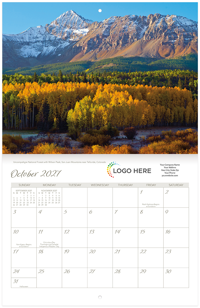 Scenic World Wall Calendar DW27SWM