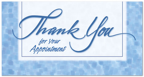 Appointment Thank You/Reminder Card 761T-Z