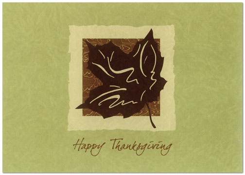 Thanksgiving Nature Greeting Card 9529KW-AA