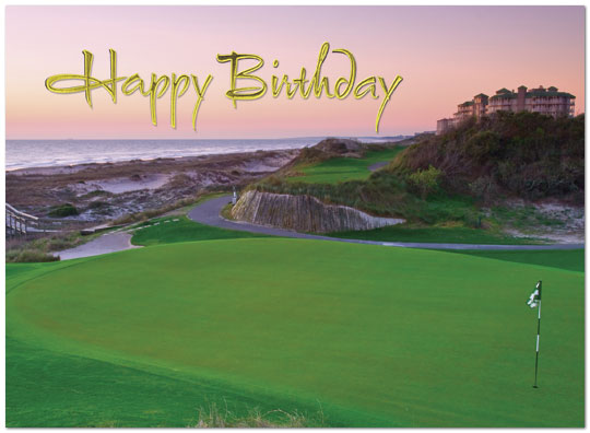 happy birthday business card