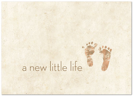 Baby Feet Congratulations Card 172D-Y