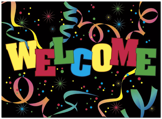 Welcome Party Greeting Card 179U-Y