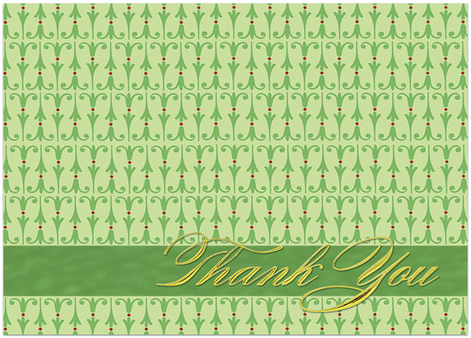Holiday Thank You Card H1304D-AA