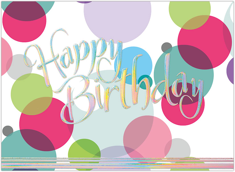 Birthday Bubbles Card | Business Birthday Cards | Posty Cards